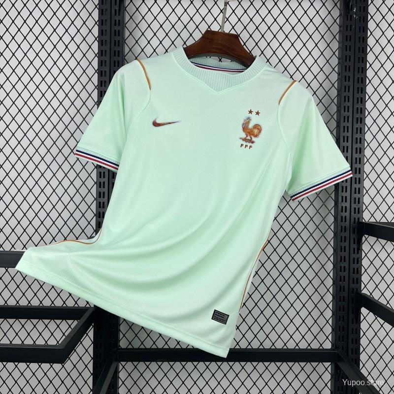 Camiseta de fútbol Francia 2026 VISITANTE MANGA CORTA VERSION FAN